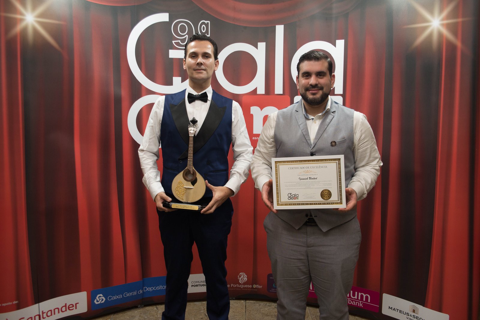 Certificate of Excellence at the 9th Gala